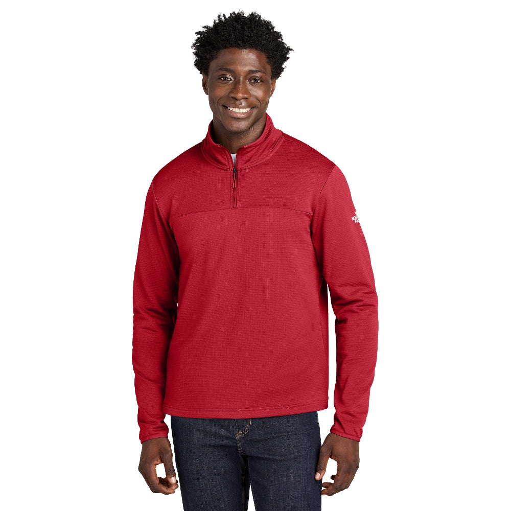 The North Face® Aim 1/4-Zip Fleece - TNF Red