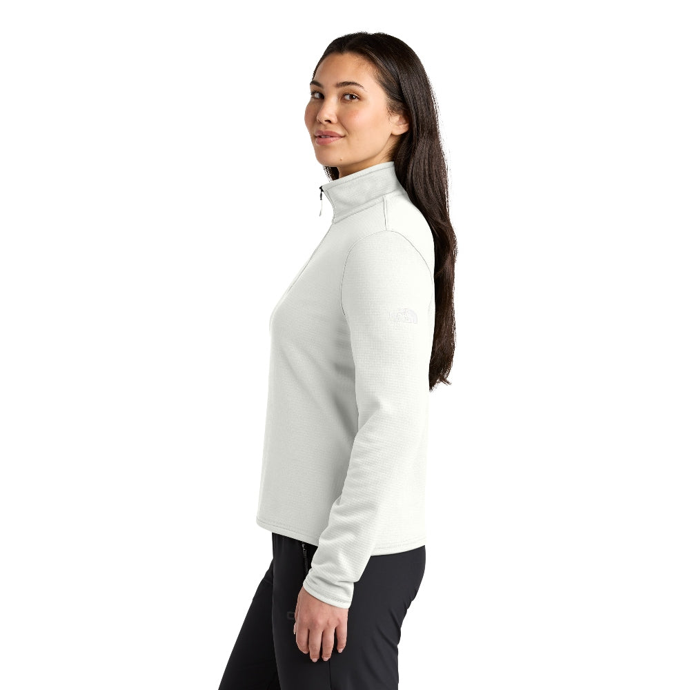 The North Face® Women’s Aim 1/4-Zip Fleece - White Dune