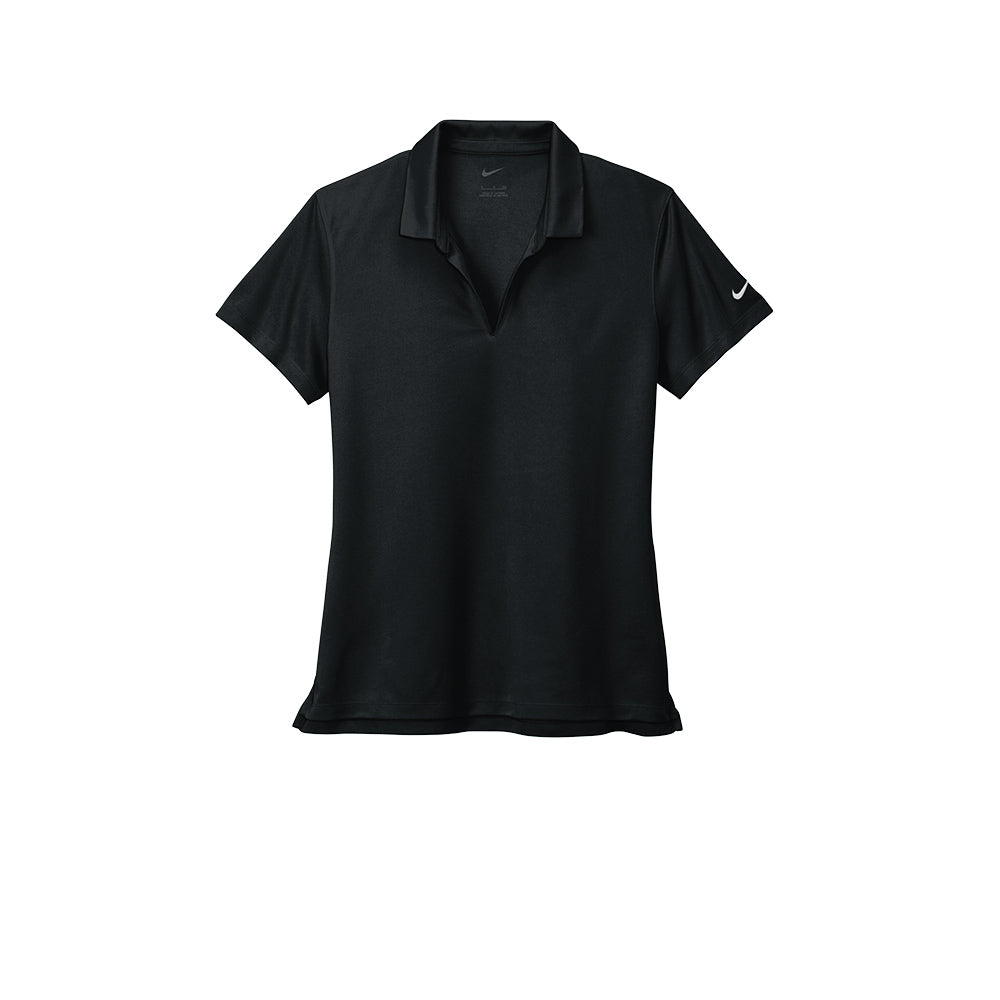 Nike Women's Dri-FIT Micro Pique 2.0 Short Sleeve Polo - Black