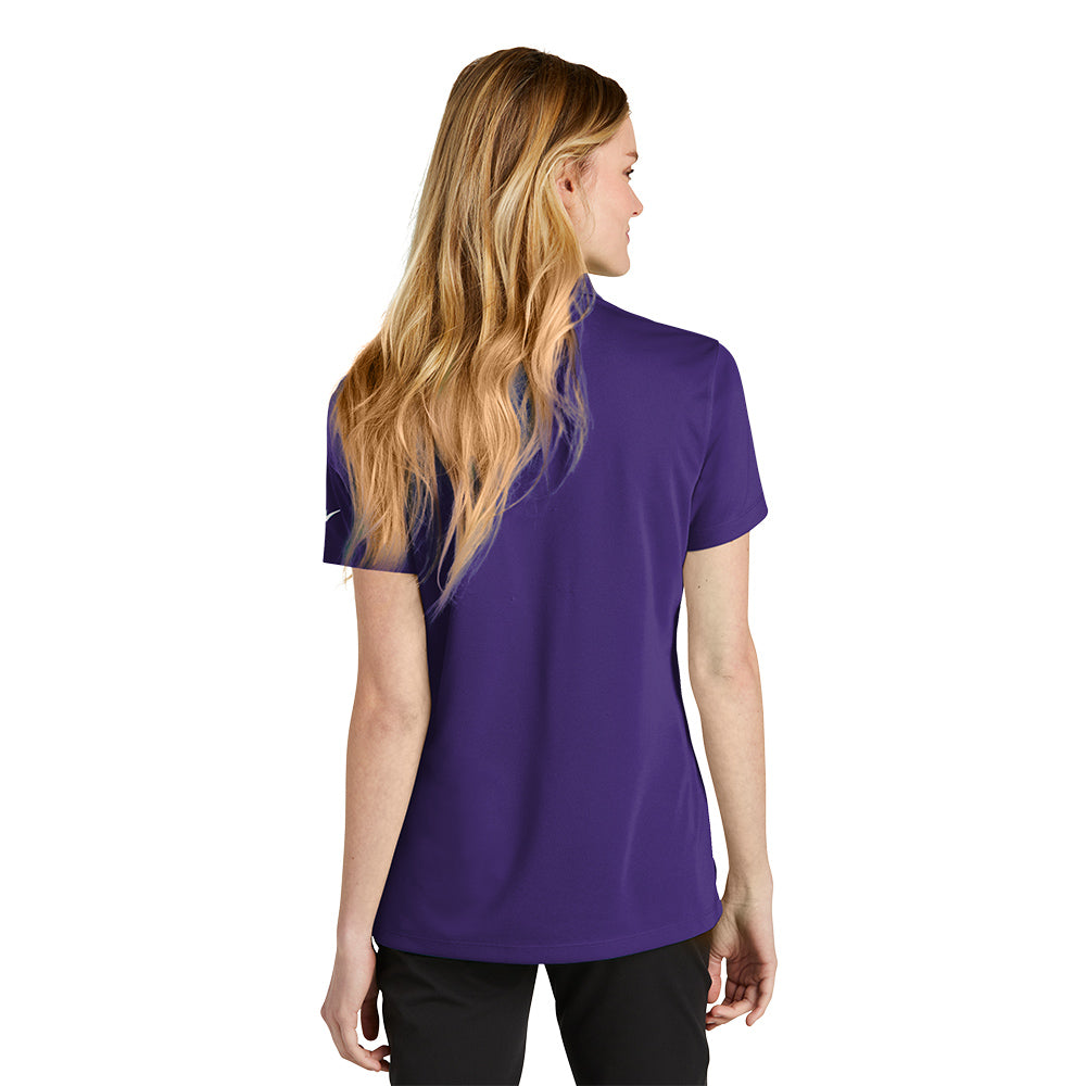 Nike Women Dri-FIT Micro Pique 2.0 Short Sleeve Polo - Court Purple