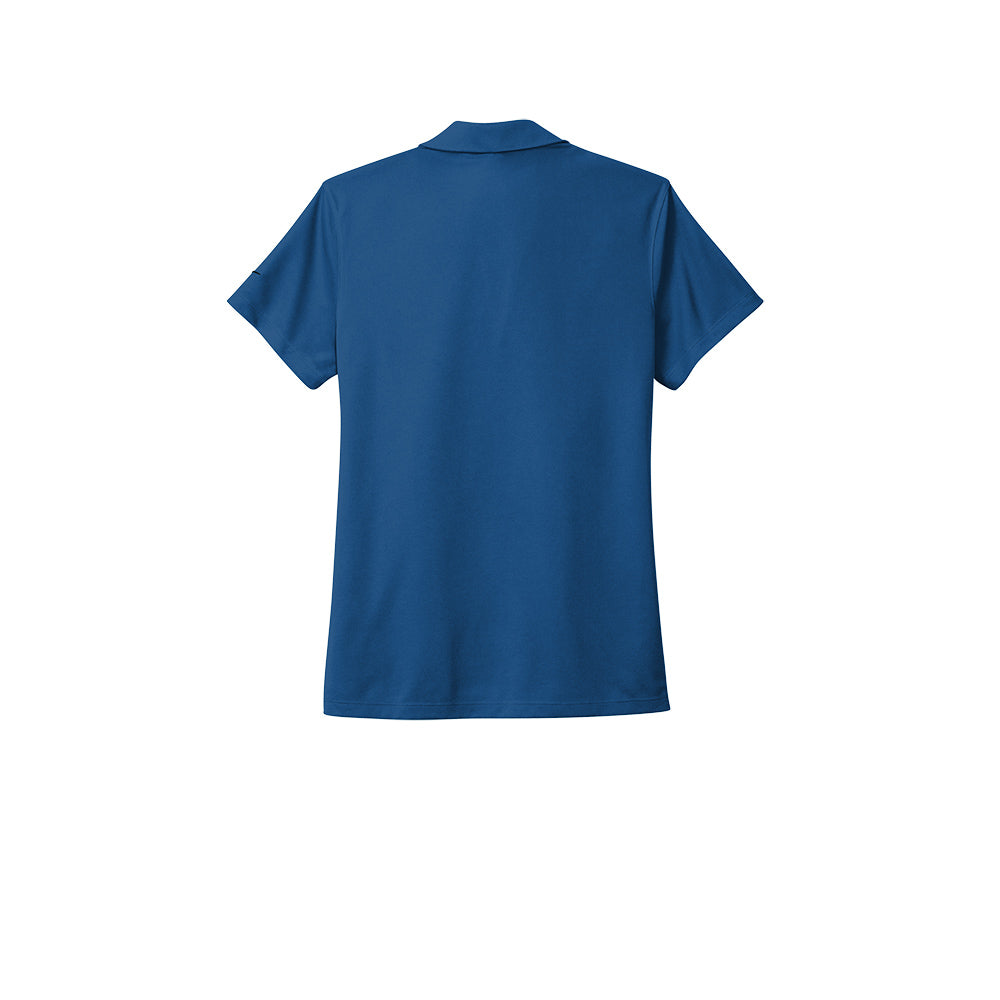 Nike Women Dri-FIT Micro Pique 2.0 Short Sleeve Polo - Gym Blue