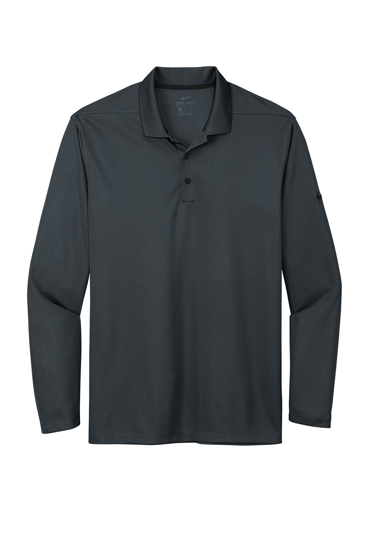 Nike Dri-FIT Micro Pique 2.0 Polo Long Sleeve - Anthracite