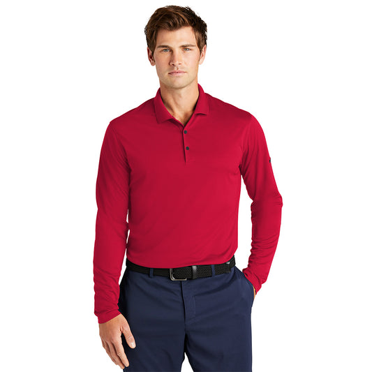 Nike Dri-FIT Micro Pique 2.0 Polo Long Sleeve - University Red