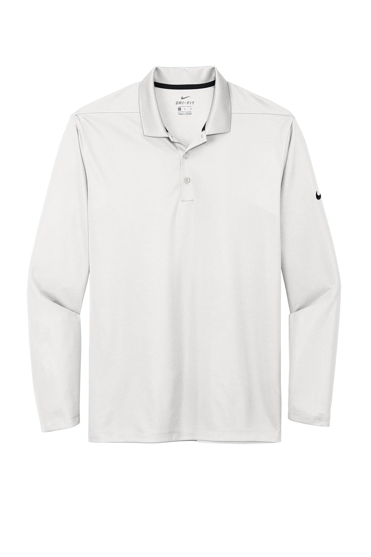 Nike Dri-FIT Micro Pique 2.0 Polo Long Sleeve - White
