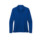Nike Women's Dri-FIT Micro Pique 2.0 Polo Long Sleeve - Gym Blue