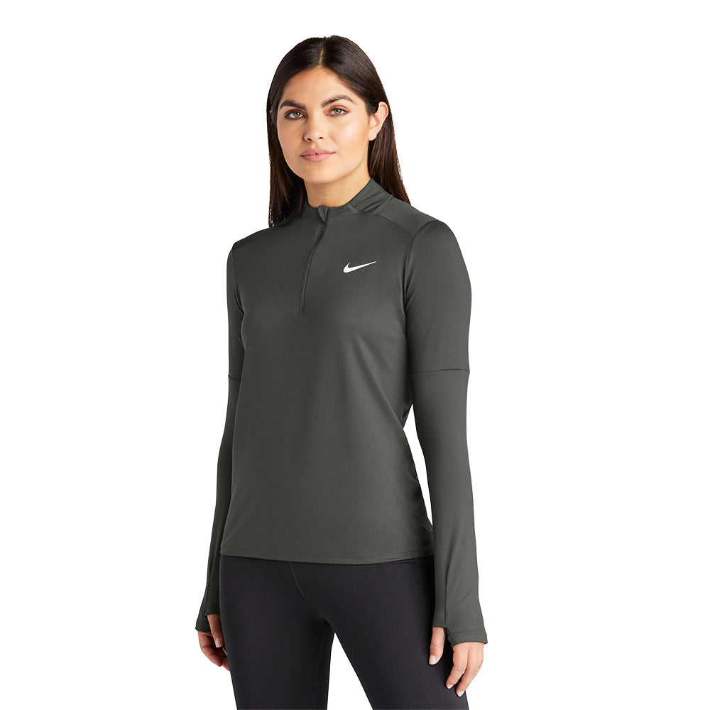 Nike Ladies Dri-FIT Element 1/2-Zip Top- Anthracite