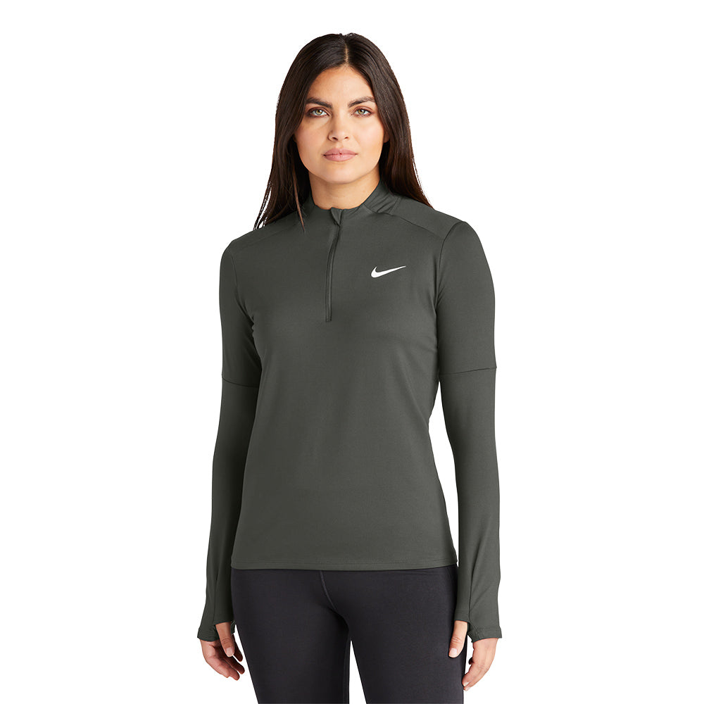 Nike Ladies Dri-FIT Element 1/2-Zip Top- Anthracite