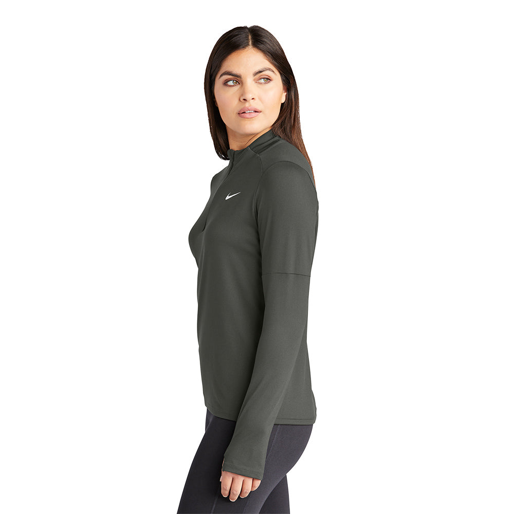 Nike Ladies Dri-FIT Element 1/2-Zip Top- Anthracite
