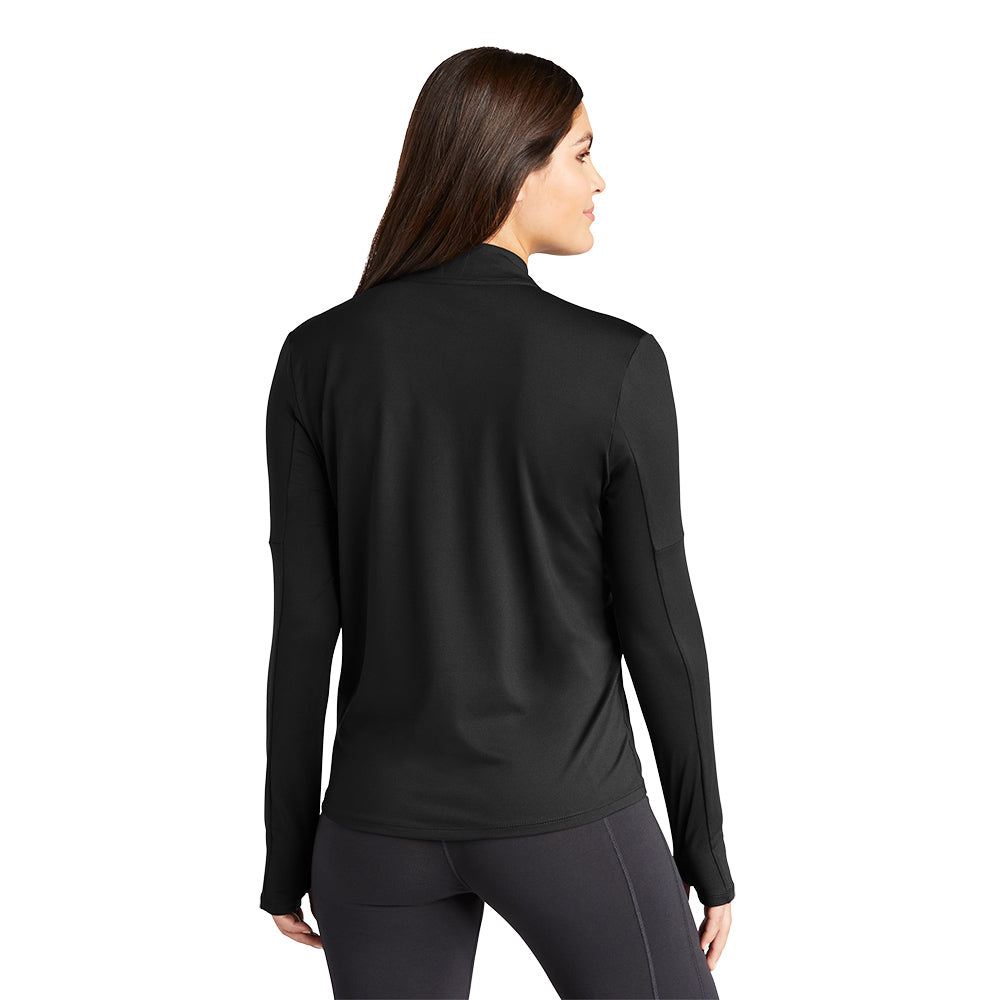 Nike Ladies Dri-FIT Element 1/2-Zip Top- Black