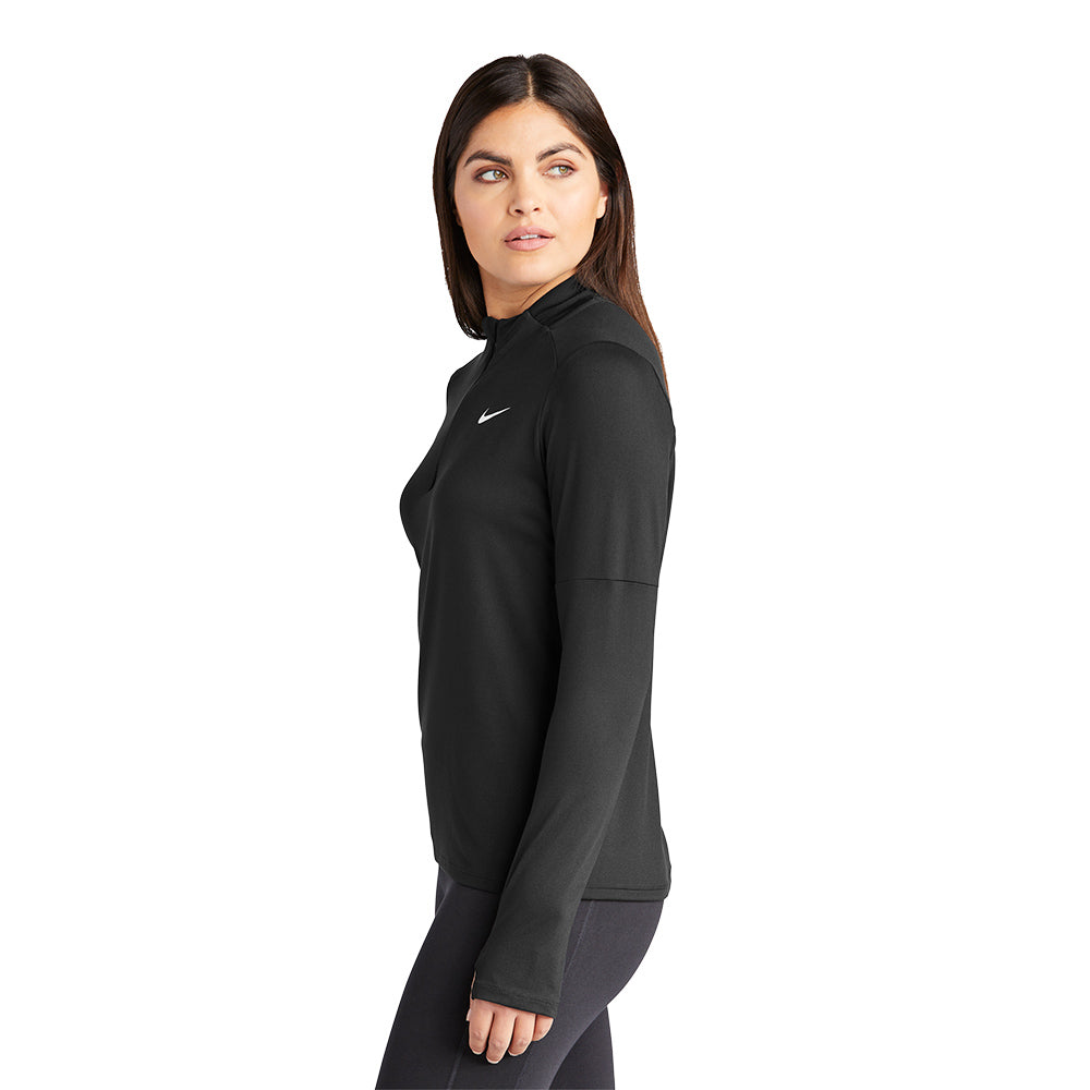 Nike Ladies Dri-FIT Element 1/2-Zip Top- Black