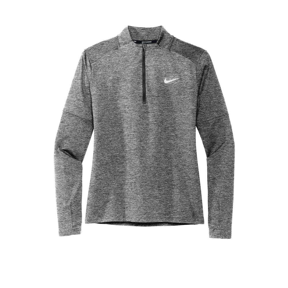 Nike Ladies Dri-FIT Element 1/2-Zip Top- Black Heather