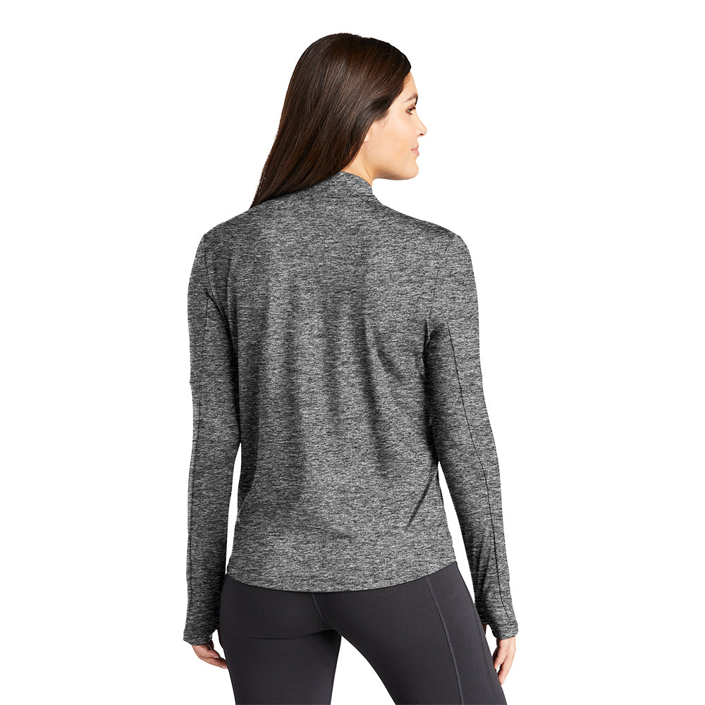 Nike Ladies Dri-FIT Element 1/2-Zip Top- Black Heather