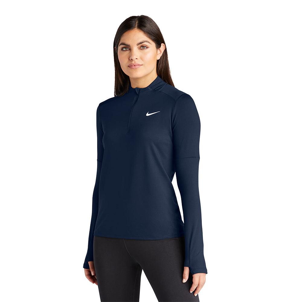 Nike Ladies Dri-FIT Element 1/2-Zip Top- Navy
