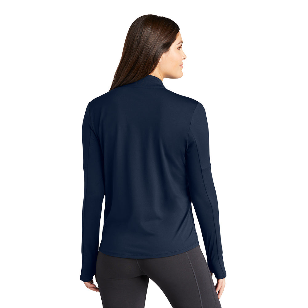 Nike Ladies Dri-FIT Element 1/2-Zip Top- Navy
