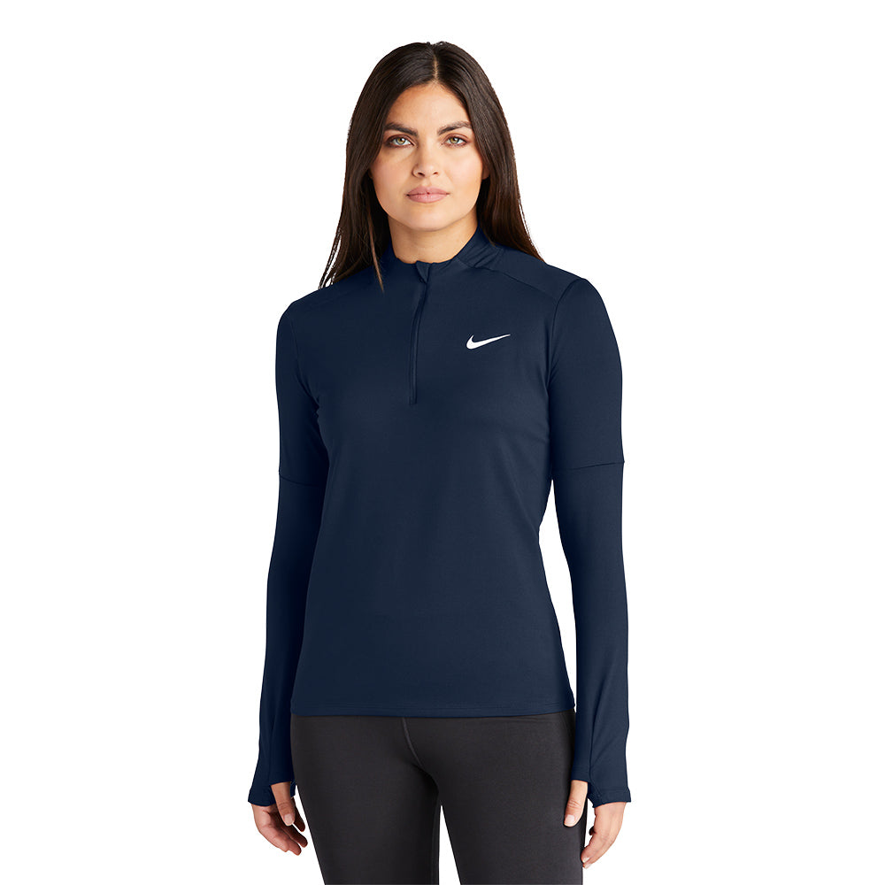 Nike Ladies Dri-FIT Element 1/2-Zip Top- Navy