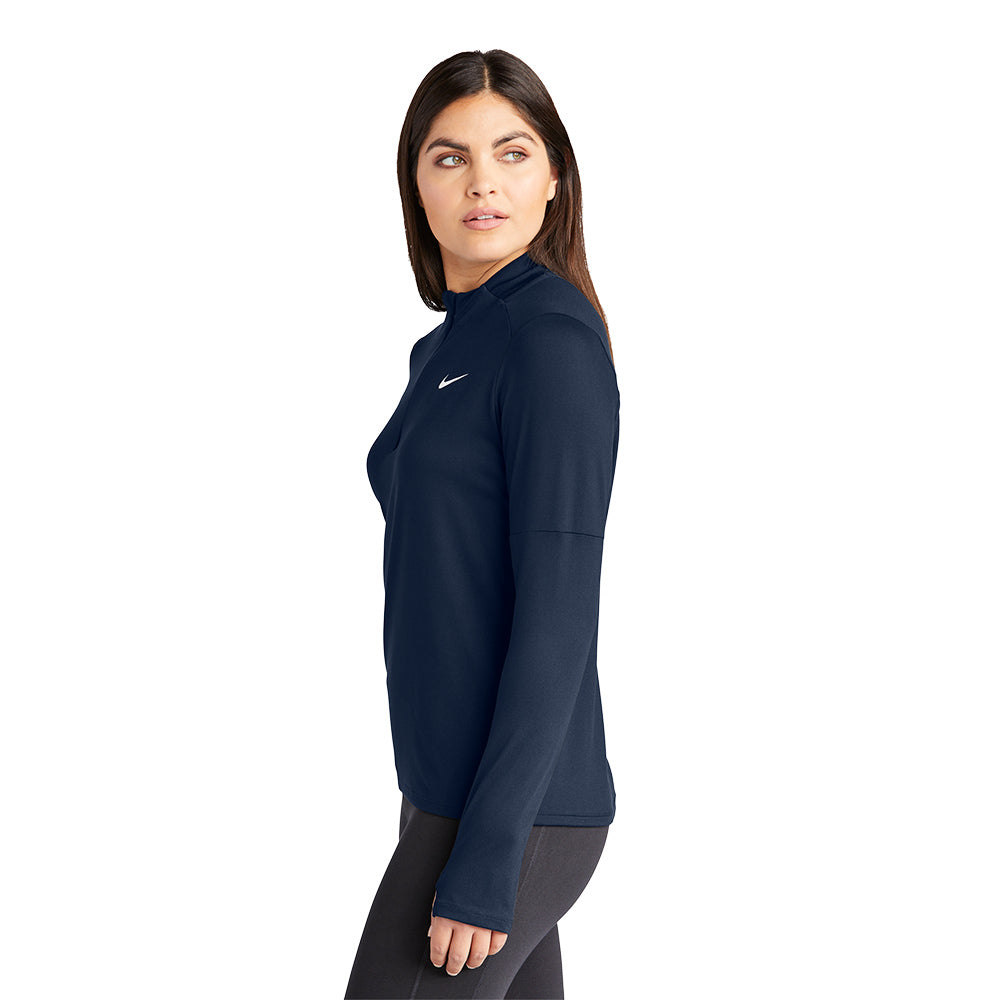 Nike Ladies Dri-FIT Element 1/2-Zip Top- Navy