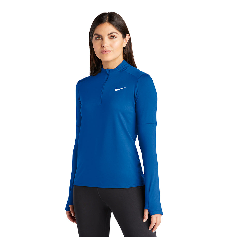 Nike Ladies Dri-FIT Element 1/2-Zip Top- Royal