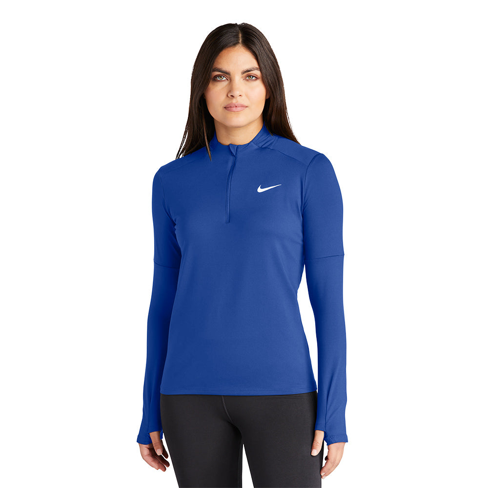 Nike Ladies Dri-FIT Element 1/2-Zip Top- Royal
