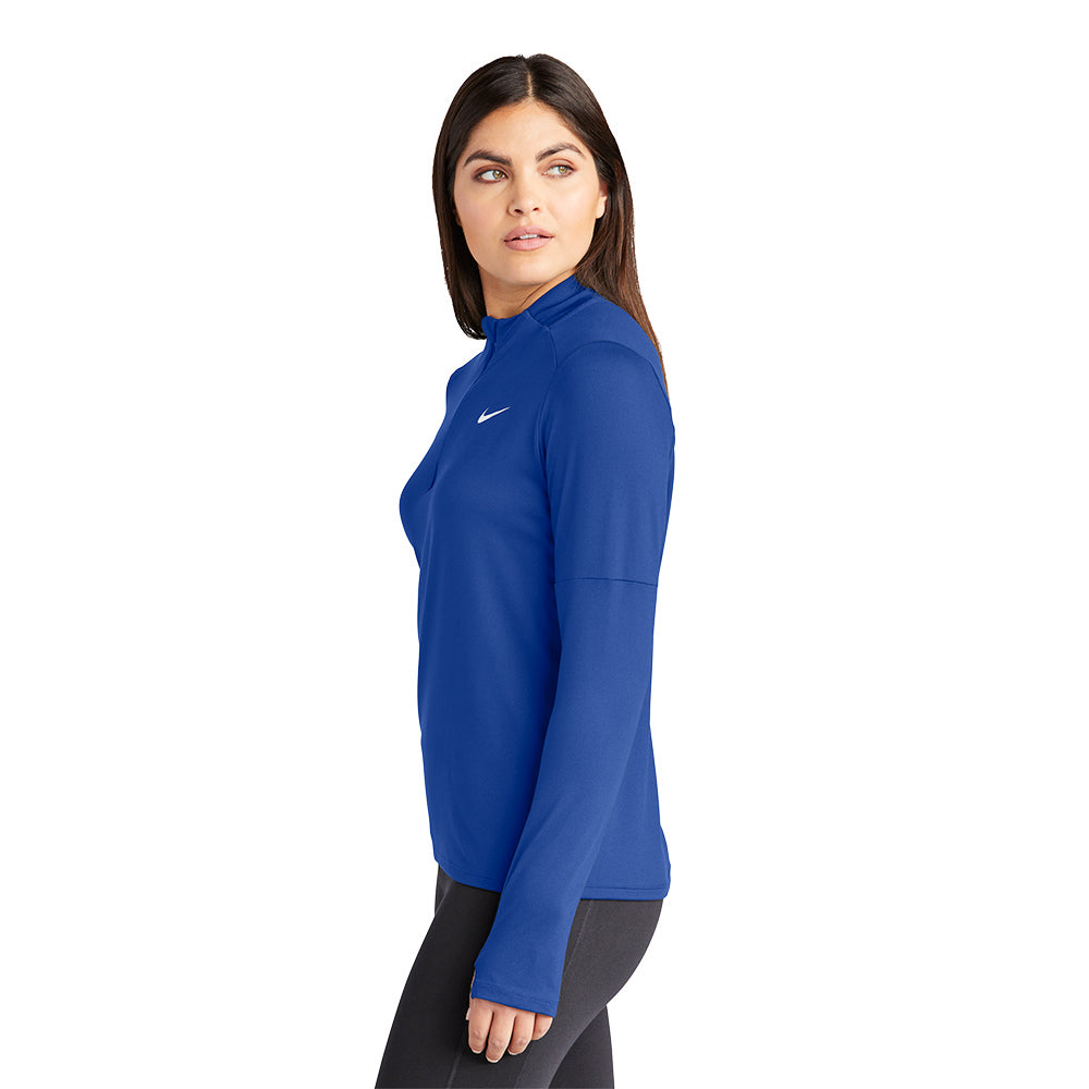 Nike Ladies Dri-FIT Element 1/2-Zip Top- Royal