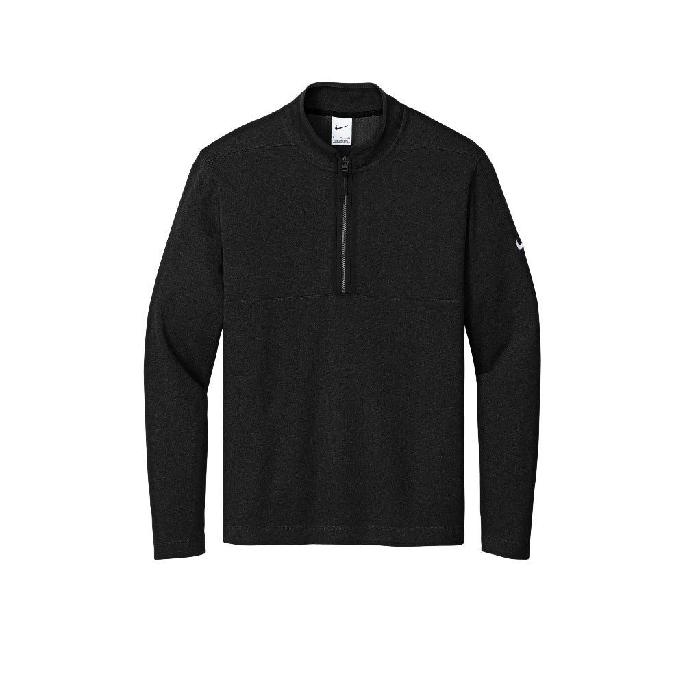 Nike Textured 1/2-Zip Cover-Up - Black