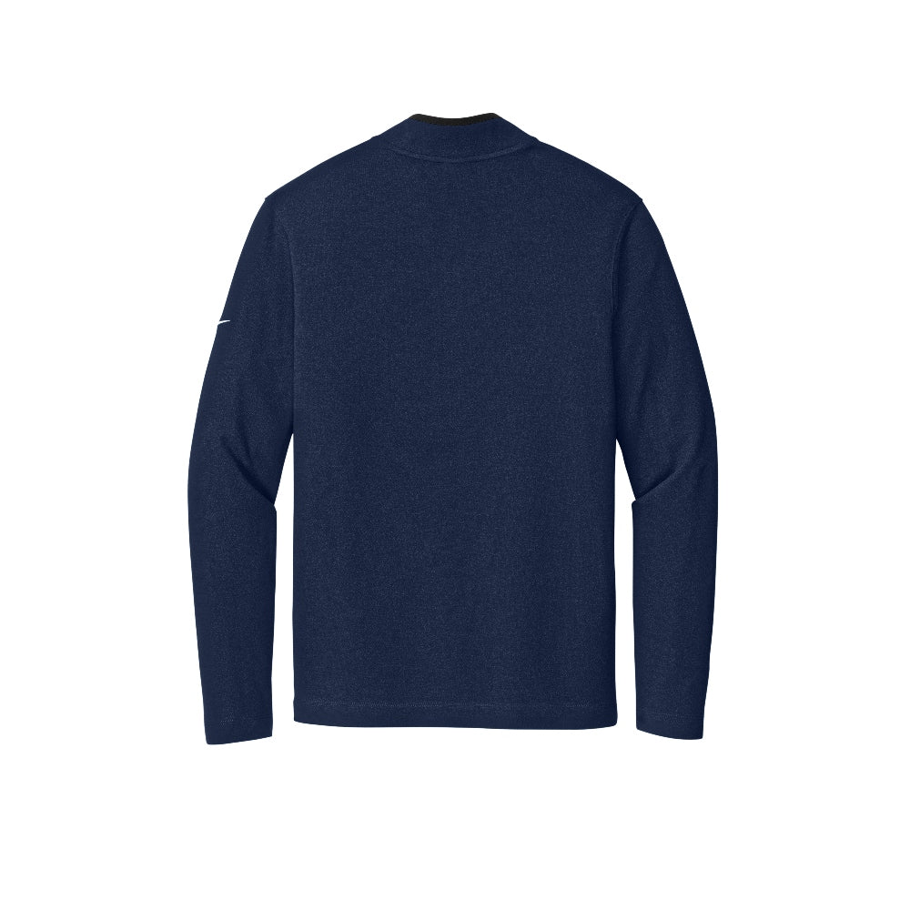 Nike Textured 1/2-Zip Cover-Up - College Navy