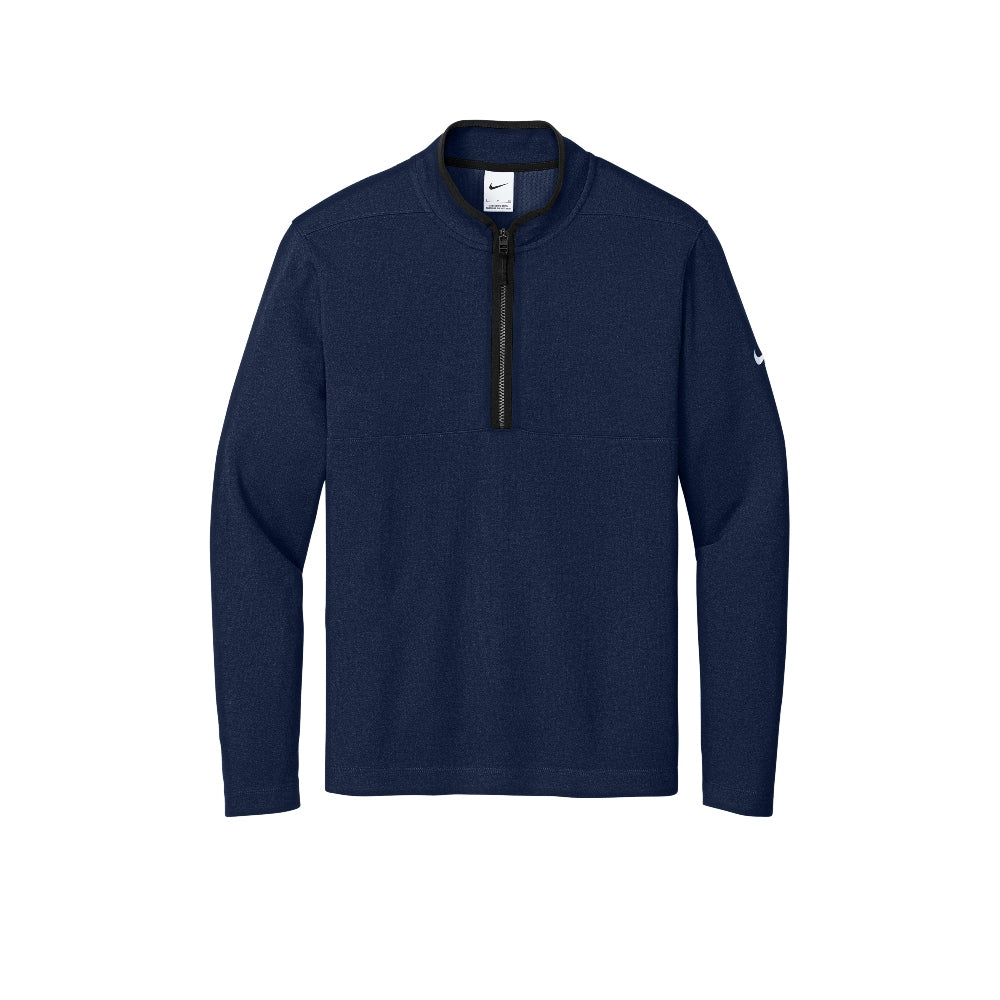 Nike Textured 1/2-Zip Cover-Up - College Navy