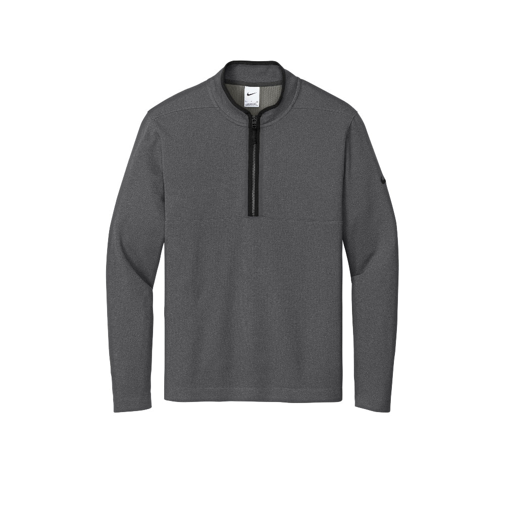 Nike Textured 1/2-Zip Cover-Up - Dark Grey