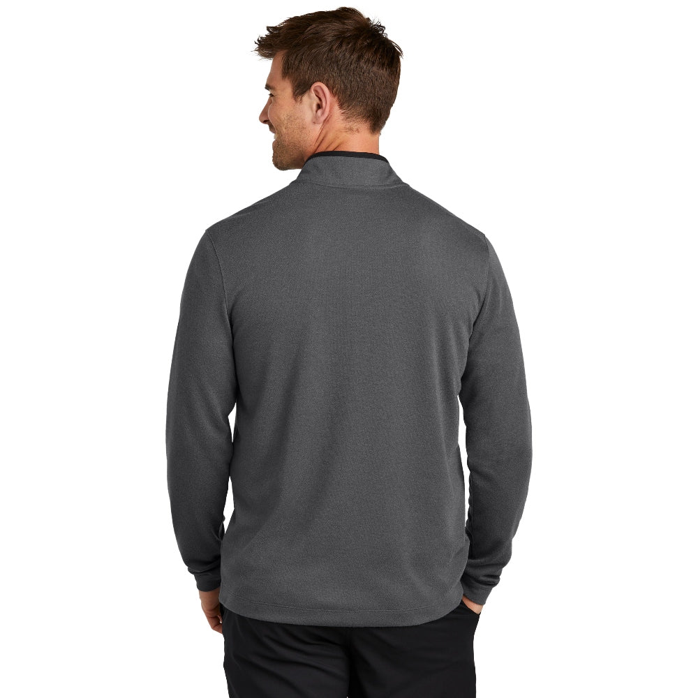 Nike Textured 1/2-Zip Cover-Up - Dark Grey