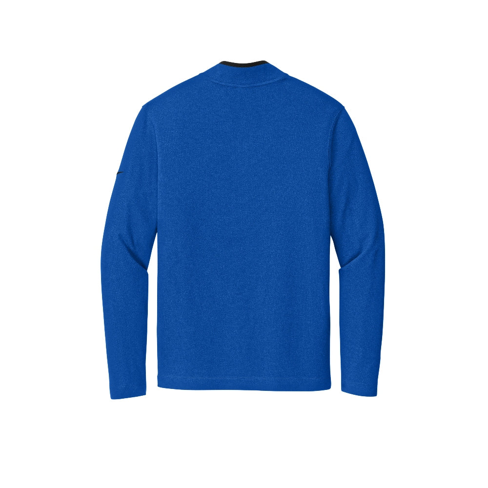 Nike Textured 1/2-Zip Cover-Up - Gym Blue