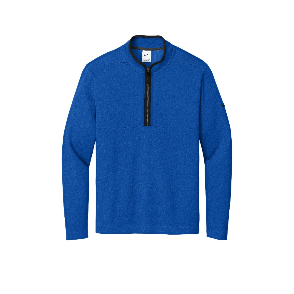 Nike Textured 1/2-Zip Cover-Up - Gym Blue
