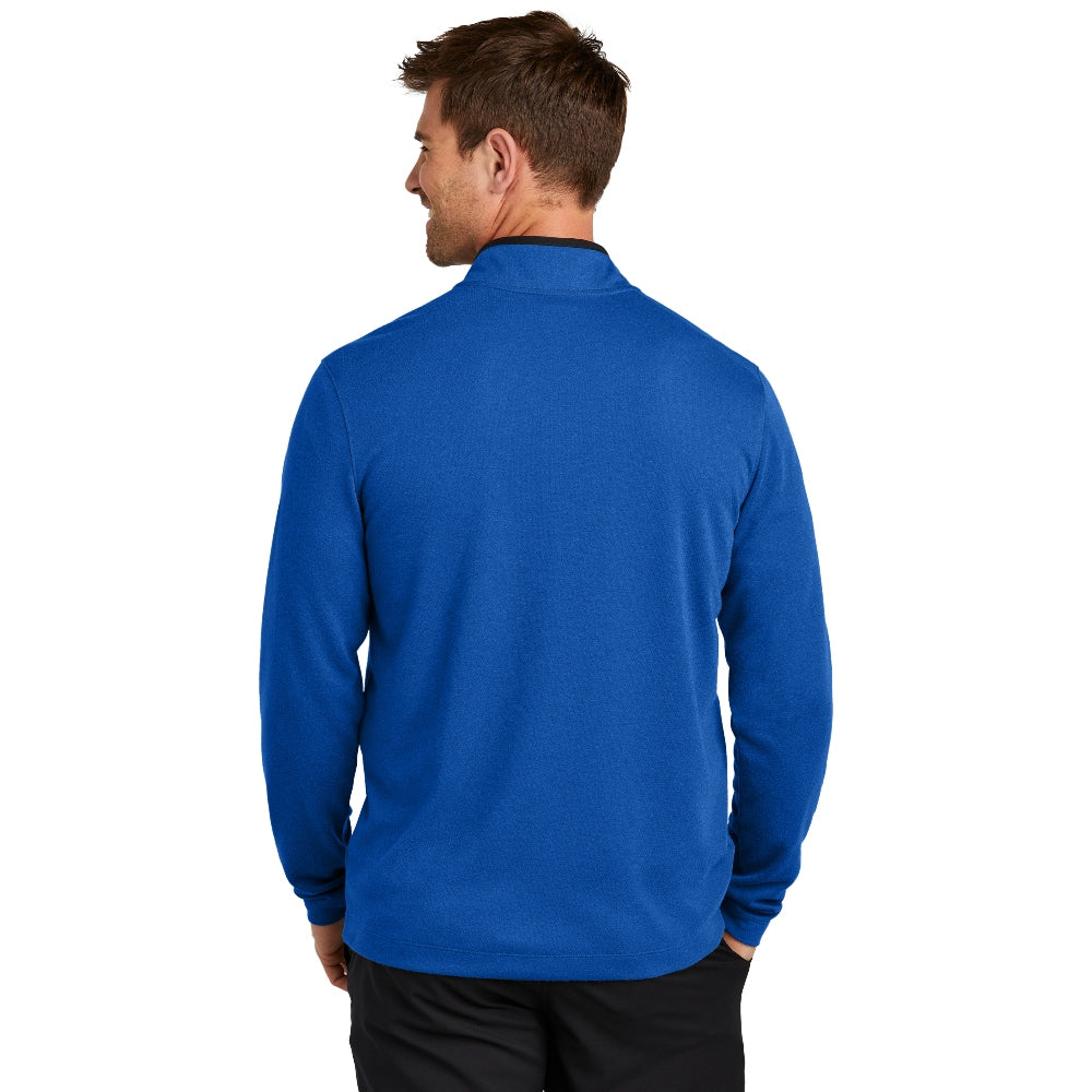 Nike Textured 1/2-Zip Cover-Up - Gym Blue