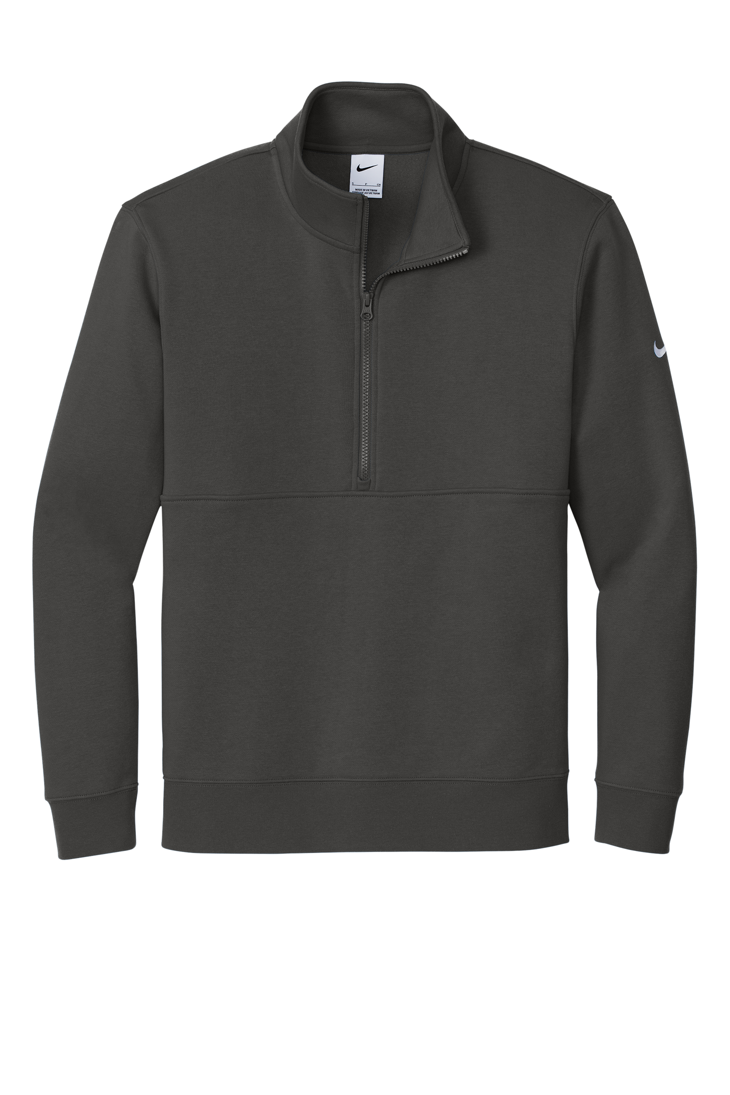 Nike Club Fleece Sleeve Swoosh 1/2-Zip - Anthracite