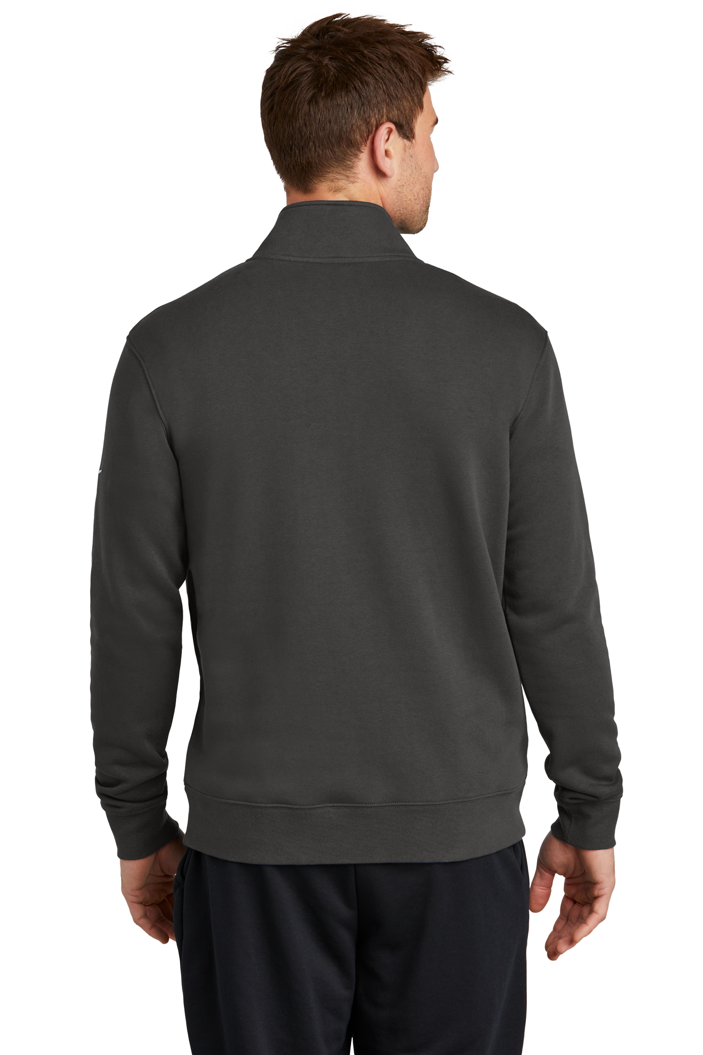 Nike Club Fleece Sleeve Swoosh 1/2-Zip - Anthracite
