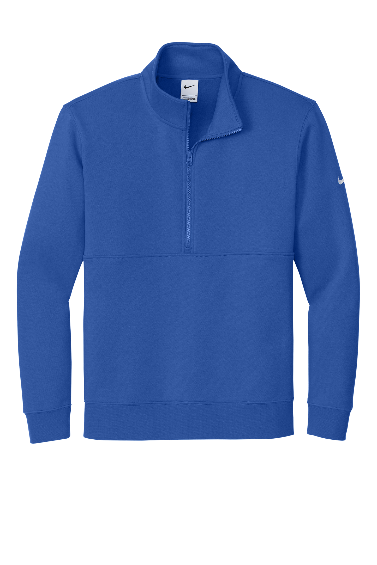 Nike Club Fleece Sleeve Swoosh 1/2-Zip - Game Royal