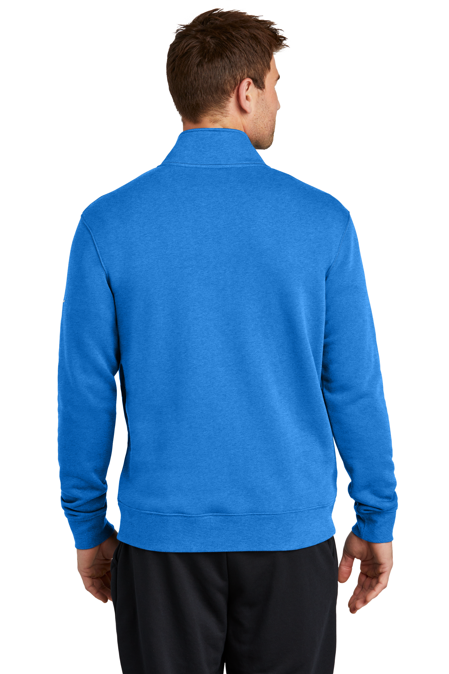 Nike Club Fleece Sleeve Swoosh 1/2-Zip - Light Game Royal Heather