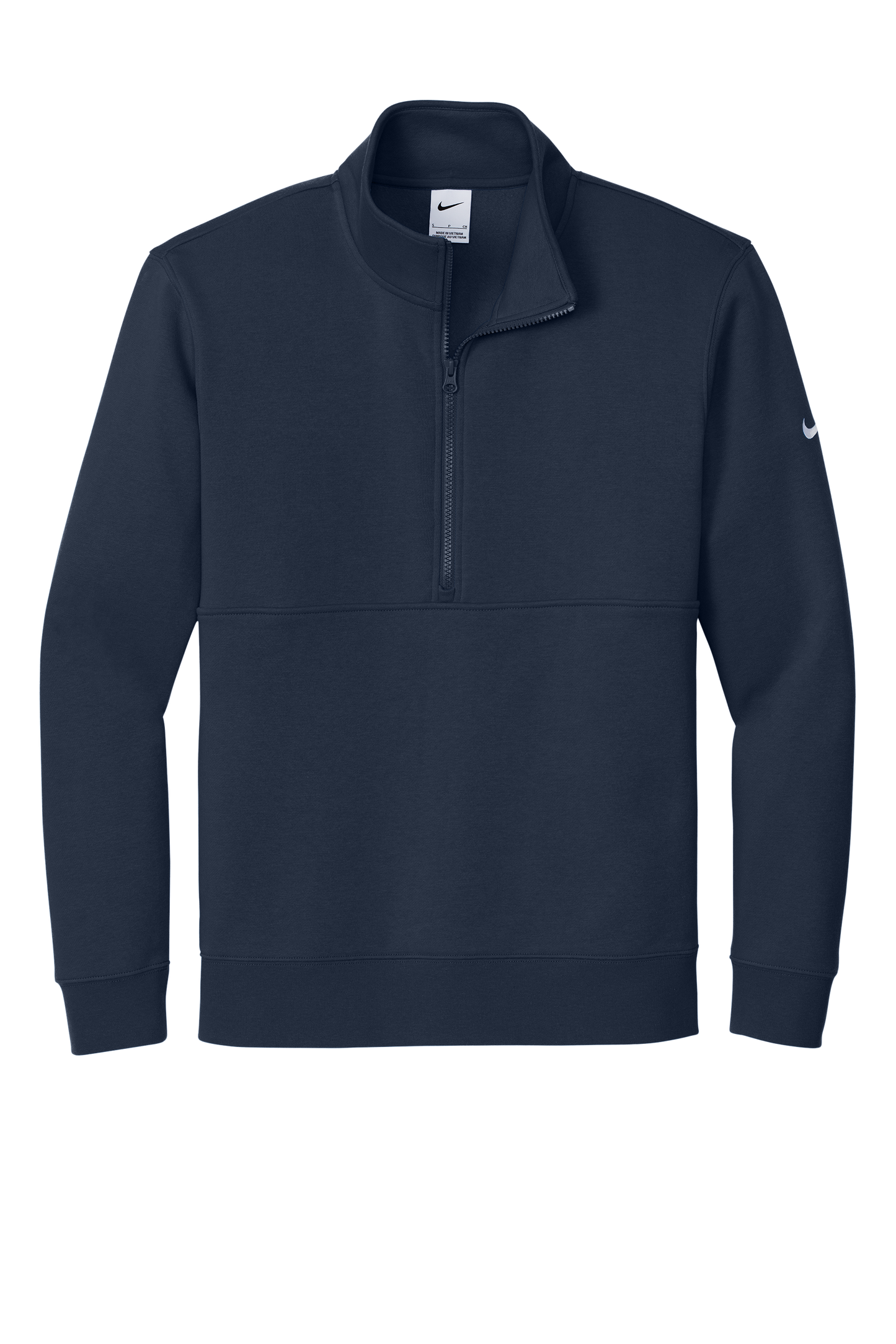 Nike Club Fleece Sleeve Swoosh 1/2-Zip - Midnight Navy