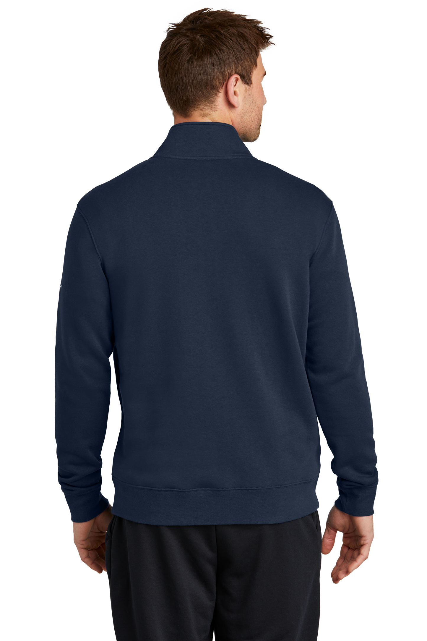 Nike Club Fleece Sleeve Swoosh 1/2-Zip - Midnight Navy