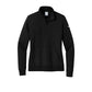 Nike Ladies Club Fleece Sleeve Swoosh 1/2-Zip - Black