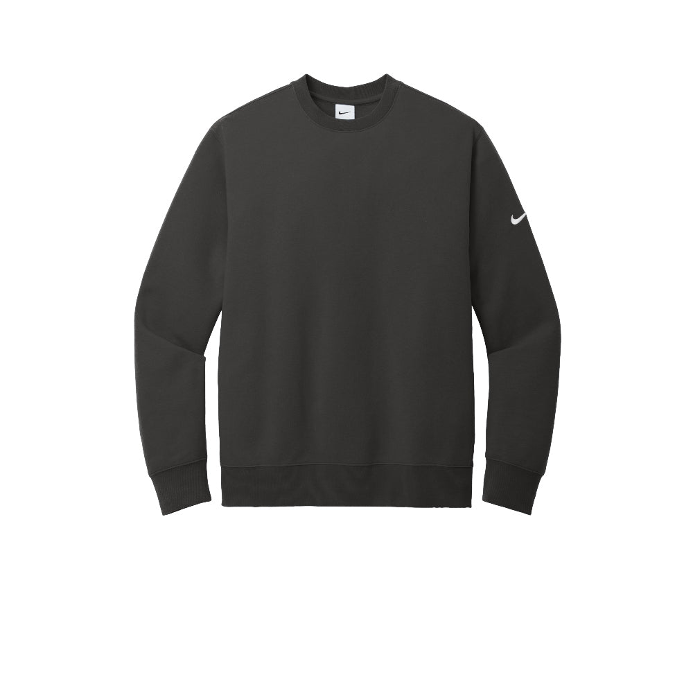 Nike Club Fleece Sleeve Swoosh Crew - Anthracite