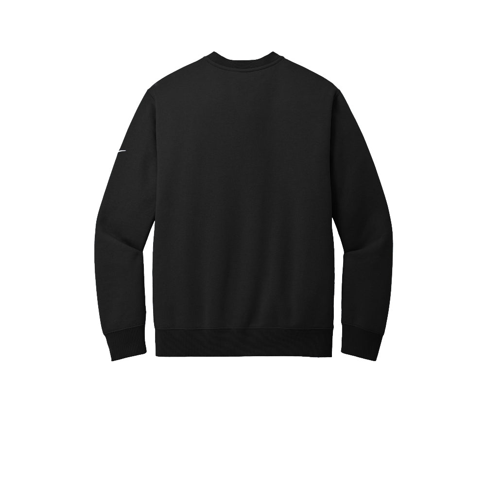 Nike Club Fleece Sleeve Swoosh Crew - Black