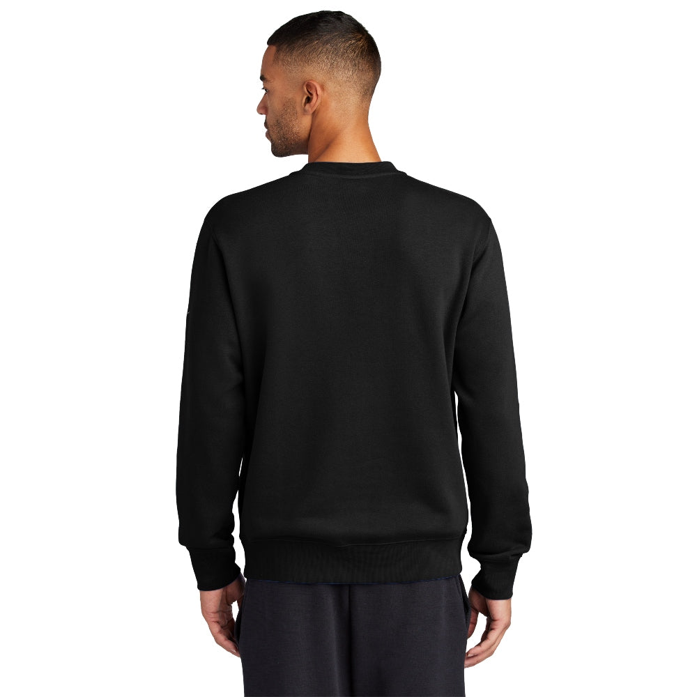 Nike Club Fleece Sleeve Swoosh Crew - Black