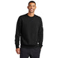 Nike Club Fleece Sleeve Swoosh Crew - Black