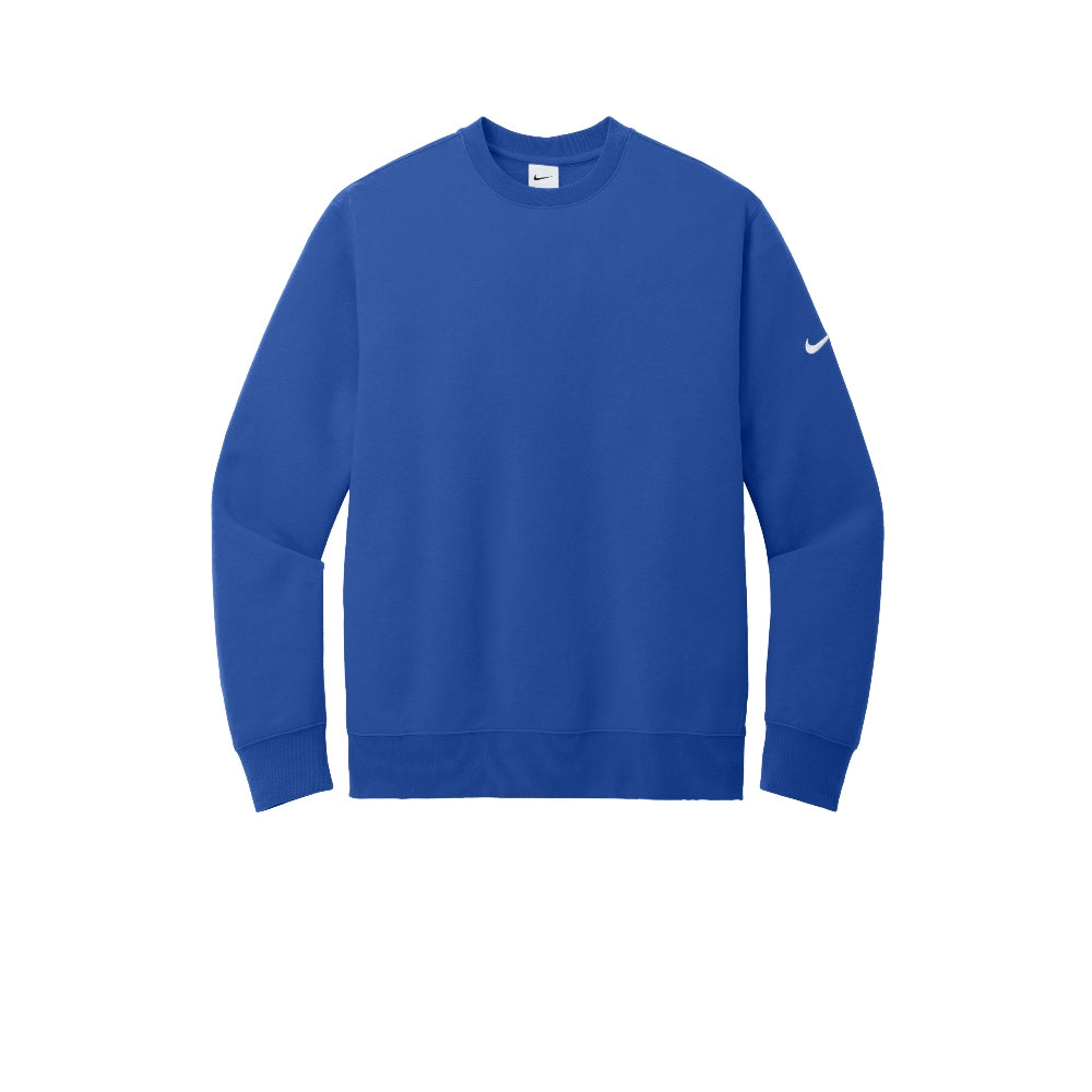 Nike Club Fleece Sleeve Swoosh Crew - Game Royal