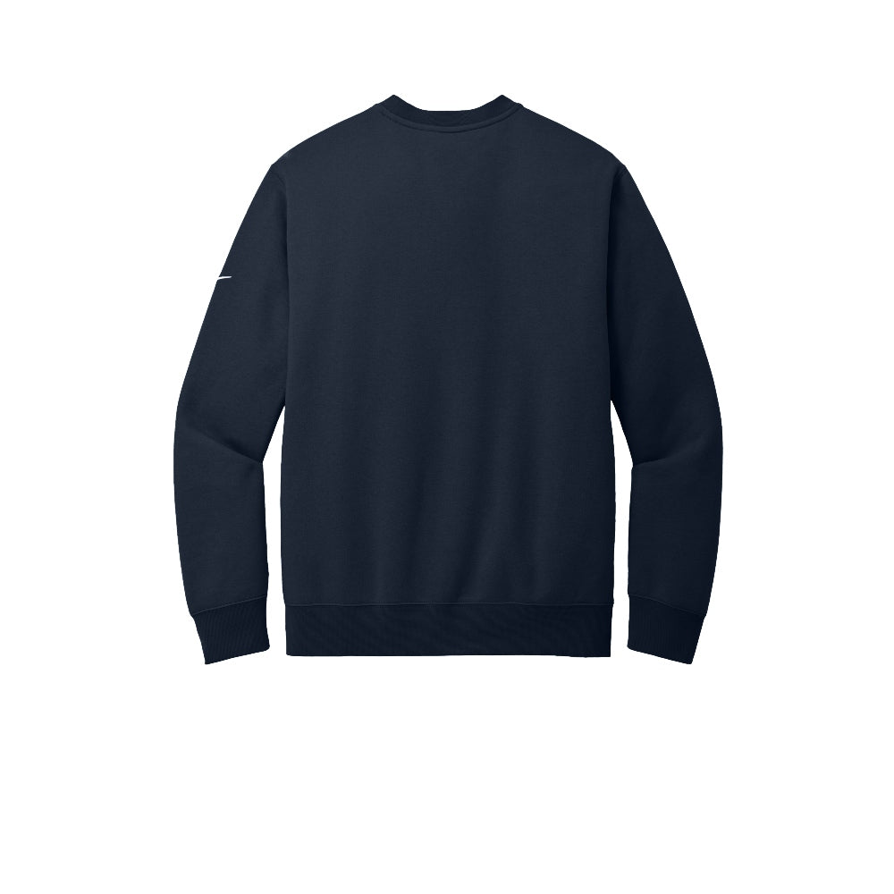 Nike Club Fleece Sleeve Swoosh Crew - Midnight Navy