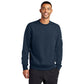 Nike Club Fleece Sleeve Swoosh Crew - Midnight Navy