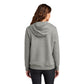 Nike Women's Club Fleece Sleeve Swoosh Pullover Hoodie - Dark Grey Heather