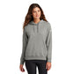 Nike Women's Club Fleece Sleeve Swoosh Pullover Hoodie - Dark Grey Heather