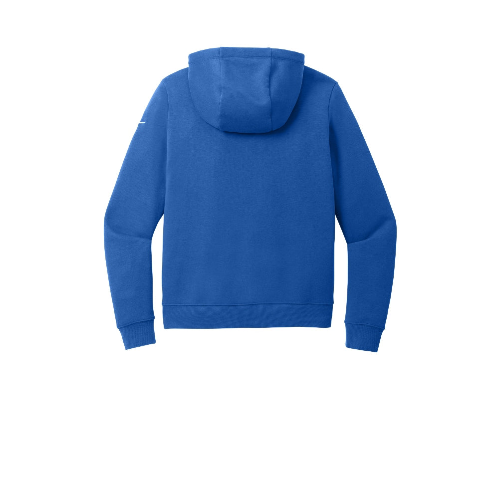 Nike Women's Club Fleece Sleeve Swoosh Pullover Hoodie - Game Royal