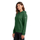 Nike Women's Club Fleece Sleeve Swoosh Pullover Hoodie - George Green