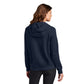 Nike Women's Club Fleece Sleeve Swoosh Pullover Hoodie - Midnight Navy